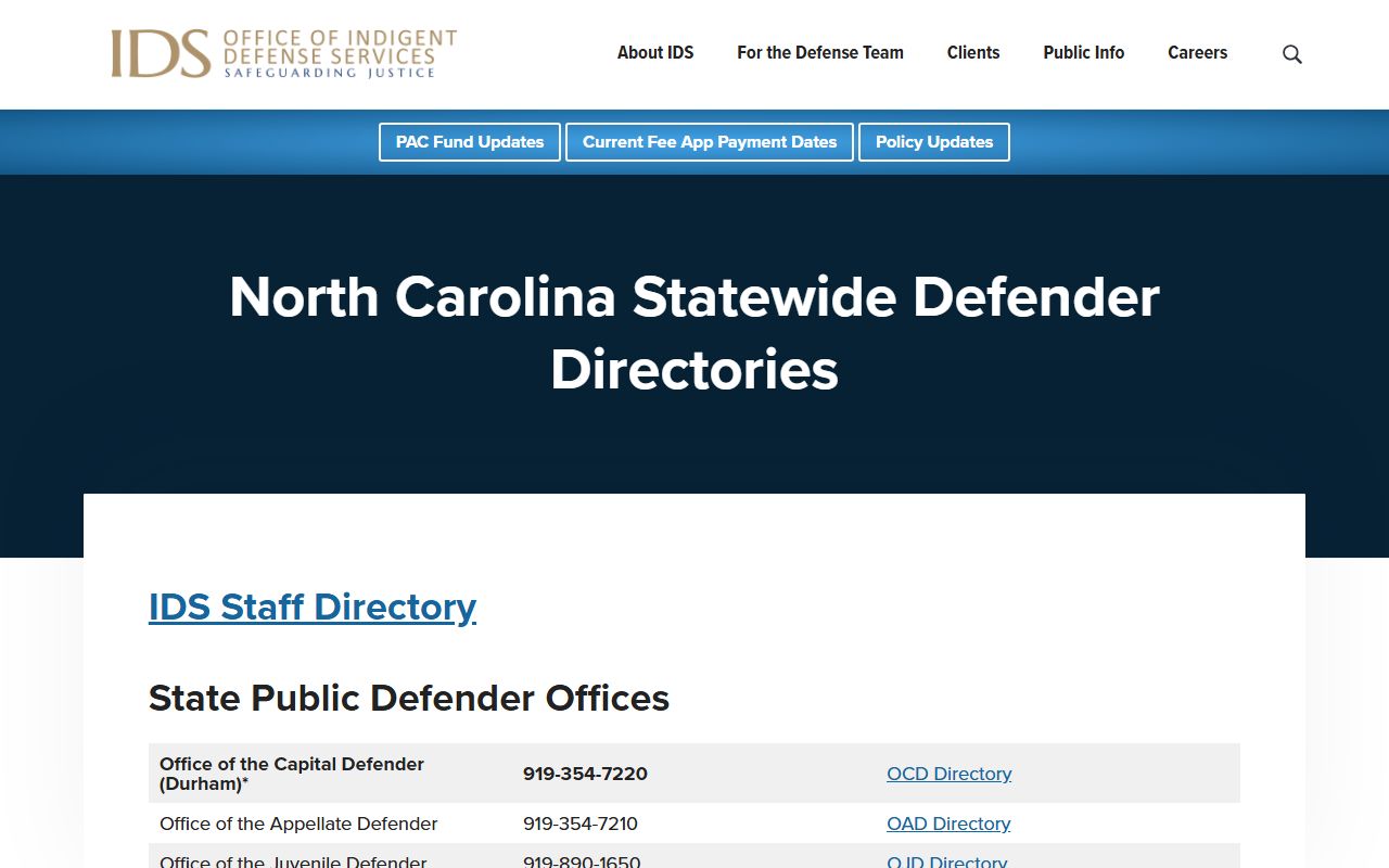 Onslow County arrest records and court charges defender directories