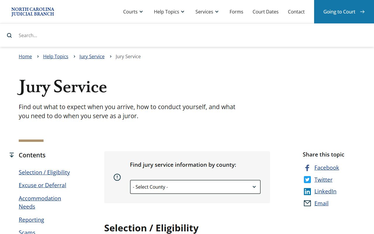 Onslow County traffic court records and North Carolina court appearance guidance